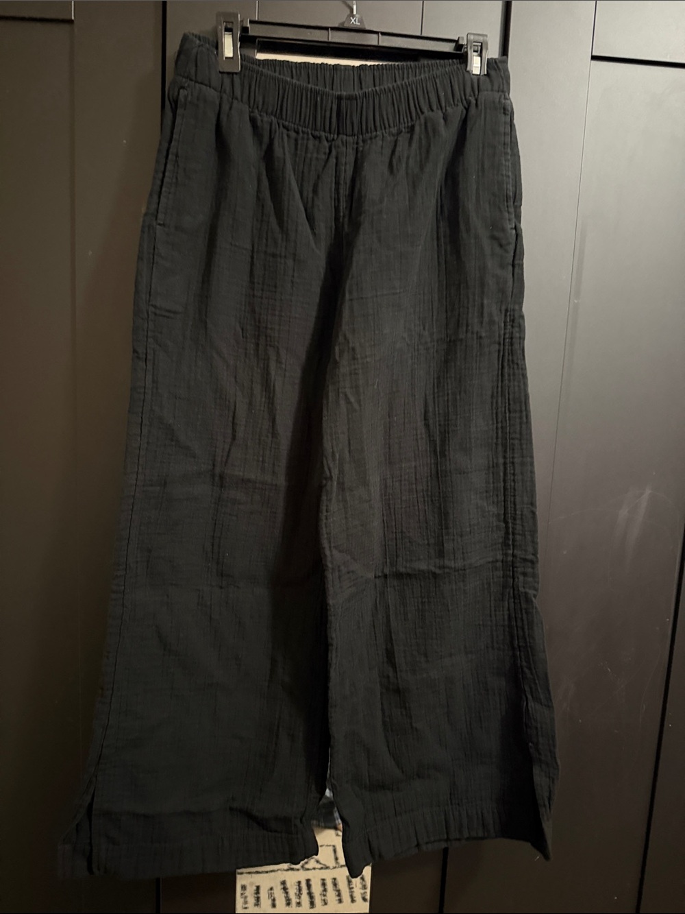 Old Navy Black Wide-Leg Women’s Pull-On Pants